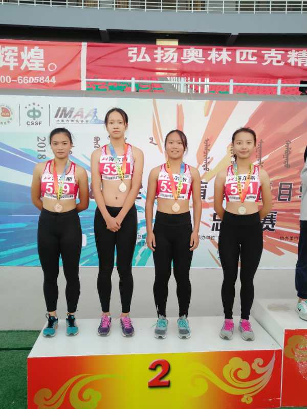 我校在2018年全国传统项目联赛田径赛总决赛中取得优异成绩